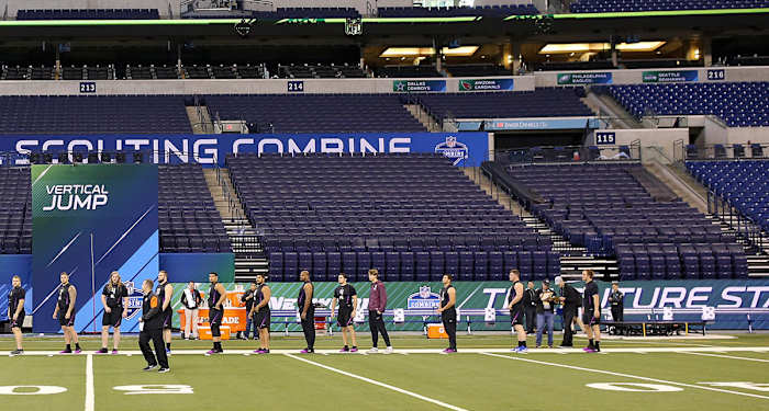 The Seahawks drew the 31st position for their suite this year and were relegated to a sub-optimal perch (top right corner).